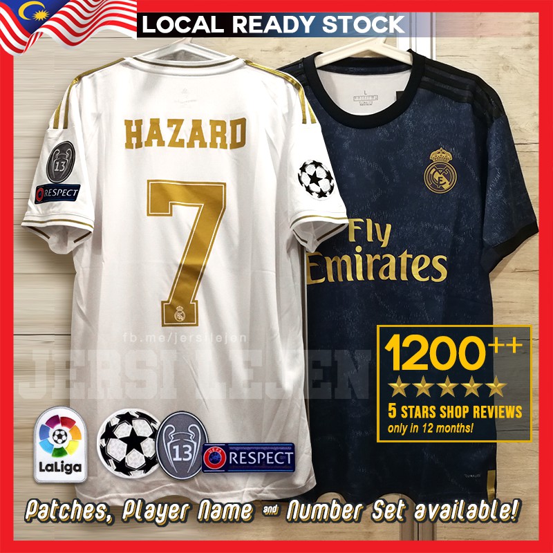 real madrid jersey with patches