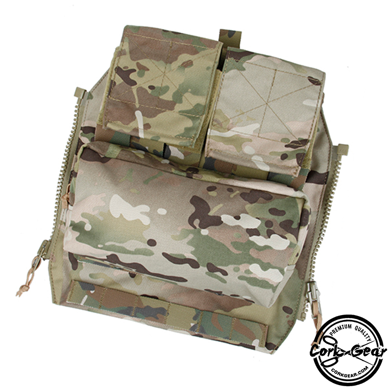 TMC Cork Gear Tactical Zipon Pouch Panel Molle Backpack w/ Pouch For