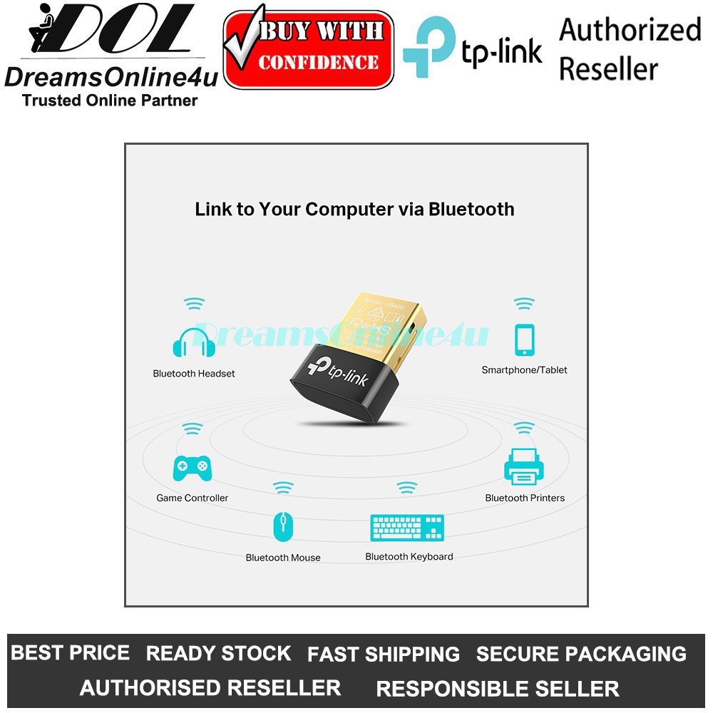 Fantech Logitech Keyboard Tp Link Ub400 Bluetooth 4 0 Nano Usb Adapter Dongle Driver Free For Pc Notebook Headset Play Shopee Malaysia