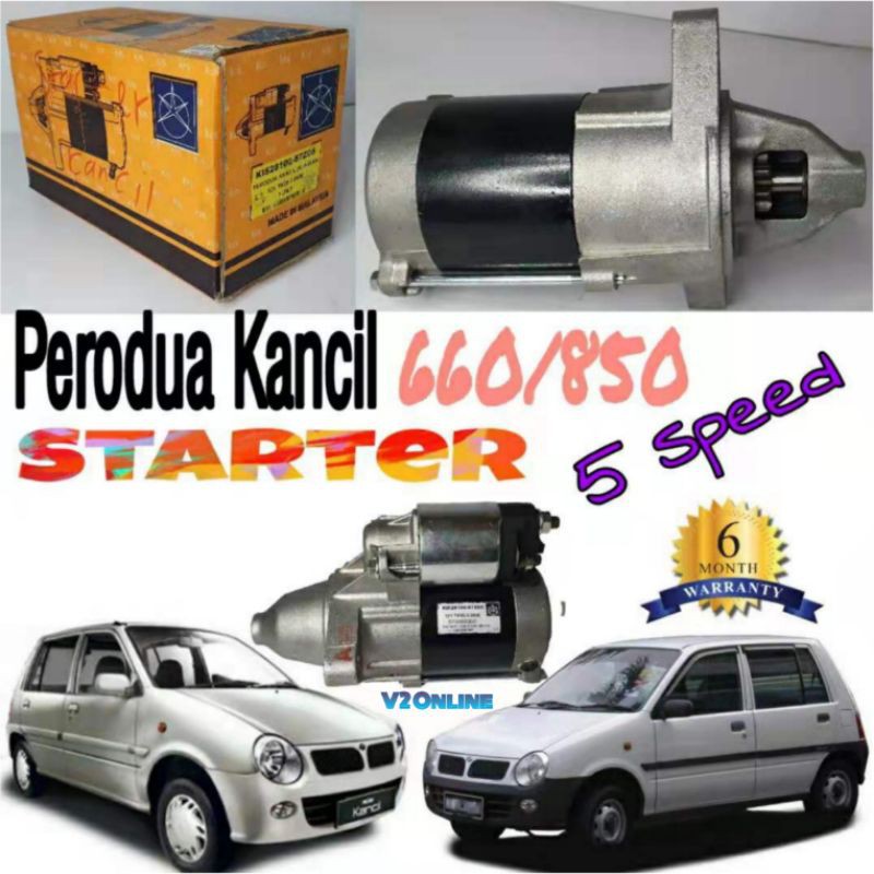 Perodua Kancil 660 850 Auto 5 Speed Starter Shopee Malaysia