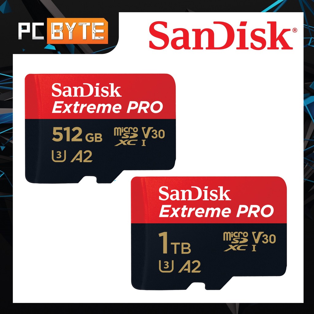 Sandisk Extreme Pro UHS-I Memory Card- 512GB/ 1TB | Shopee Malaysia