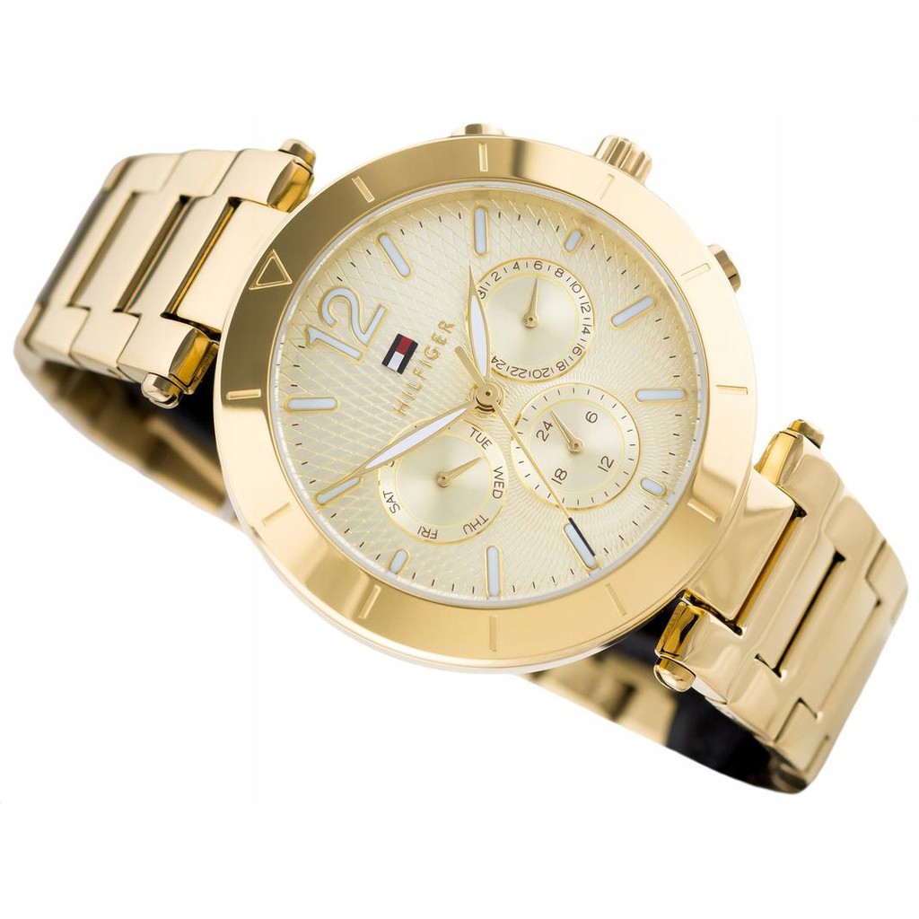 tommy hilfiger women's watch gold