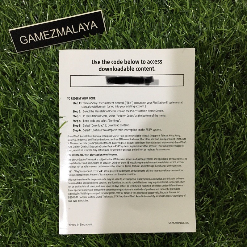 Code Gta V Premium The Criminal Enterprise Starter Pack Grand Theft Auto V Gamezmalaya Shopee Malaysia