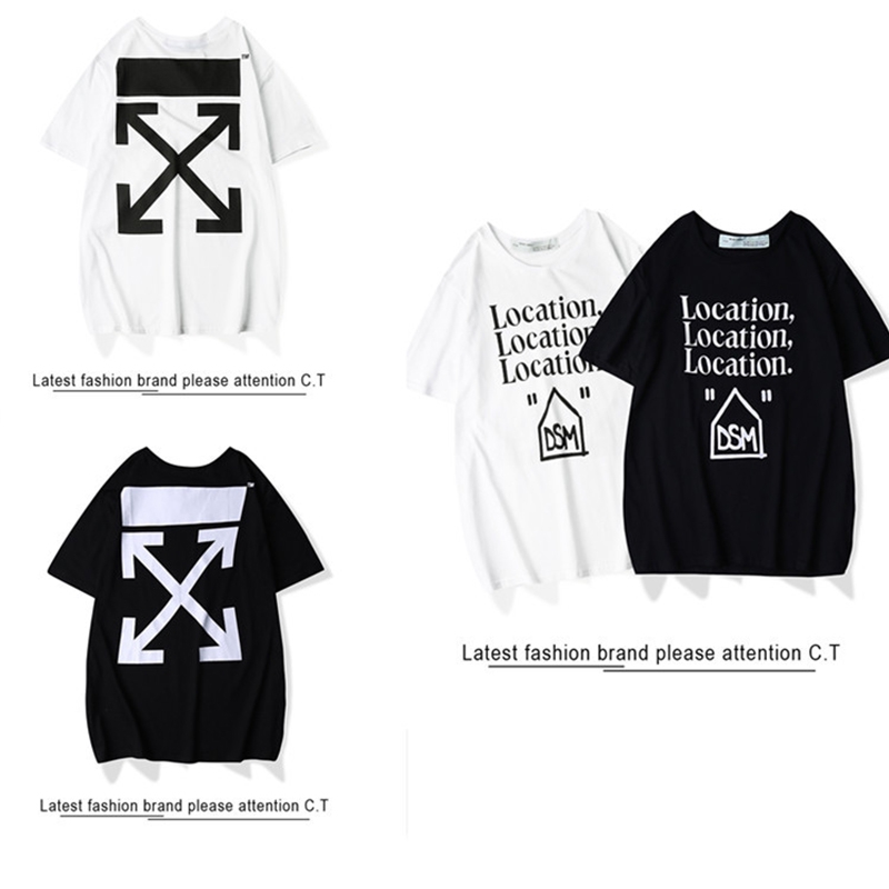 off white white t shirt
