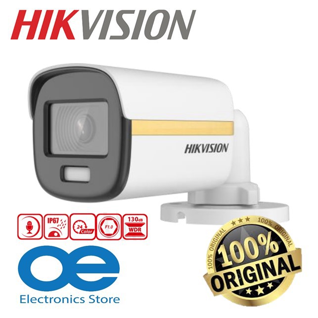 HIKVISION DS2CE10DF3TFS Analog 2MP 1080P Fixed 3.6mm Lens True WDR