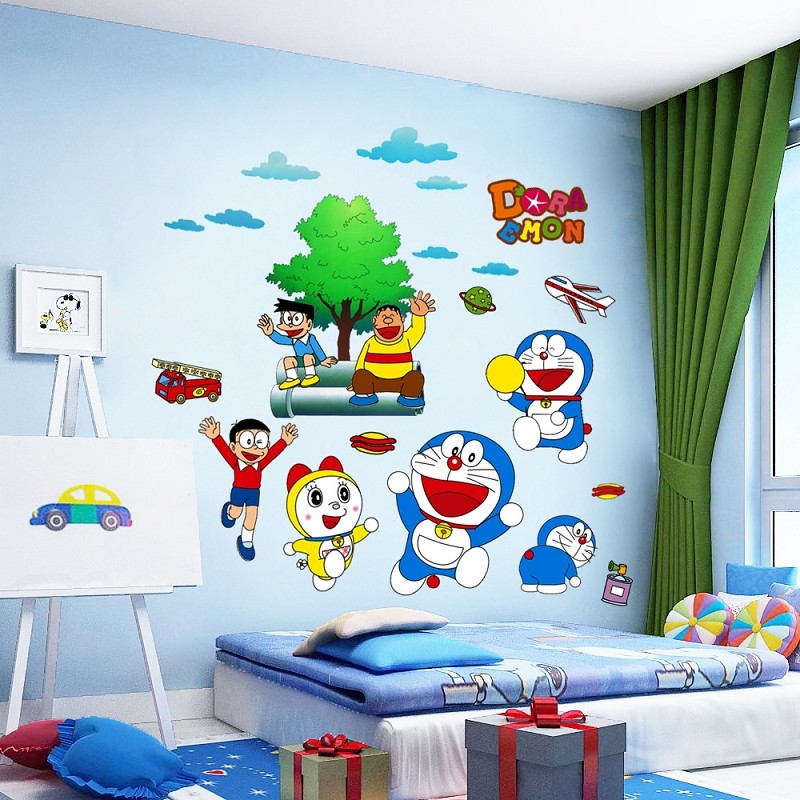 Jingle cat children s room stickers wall animation classroom 