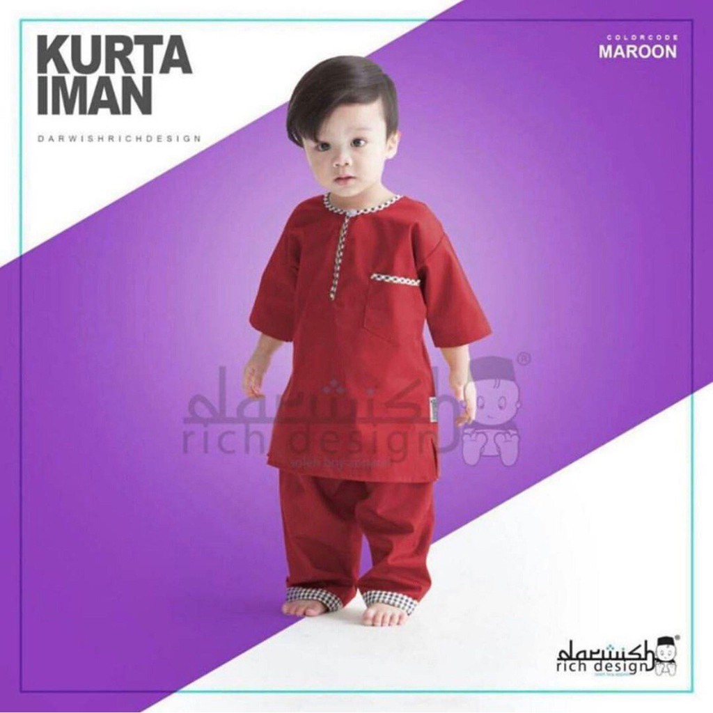 Buy Kurta Iman Cotton Kurta Budak Seetracker Malaysia