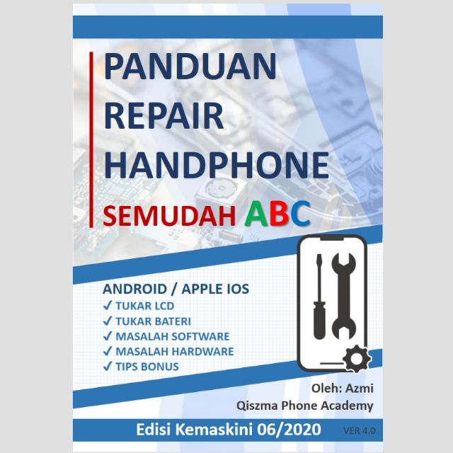 E Book Asas Panduan Repair Handphone Shopee Malaysia