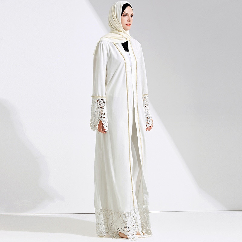 abaya white color