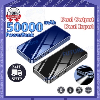 100% original PowerBank 50000mah PORTABLE Power Bank High Quality Super Slim Charging pawer bank Dual Output Dual Input