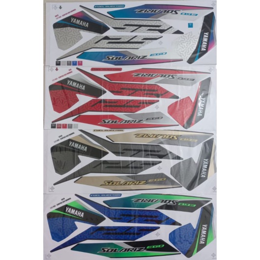 Yamaha Ego Solariz (2) Body Sticker | Shopee Malaysia