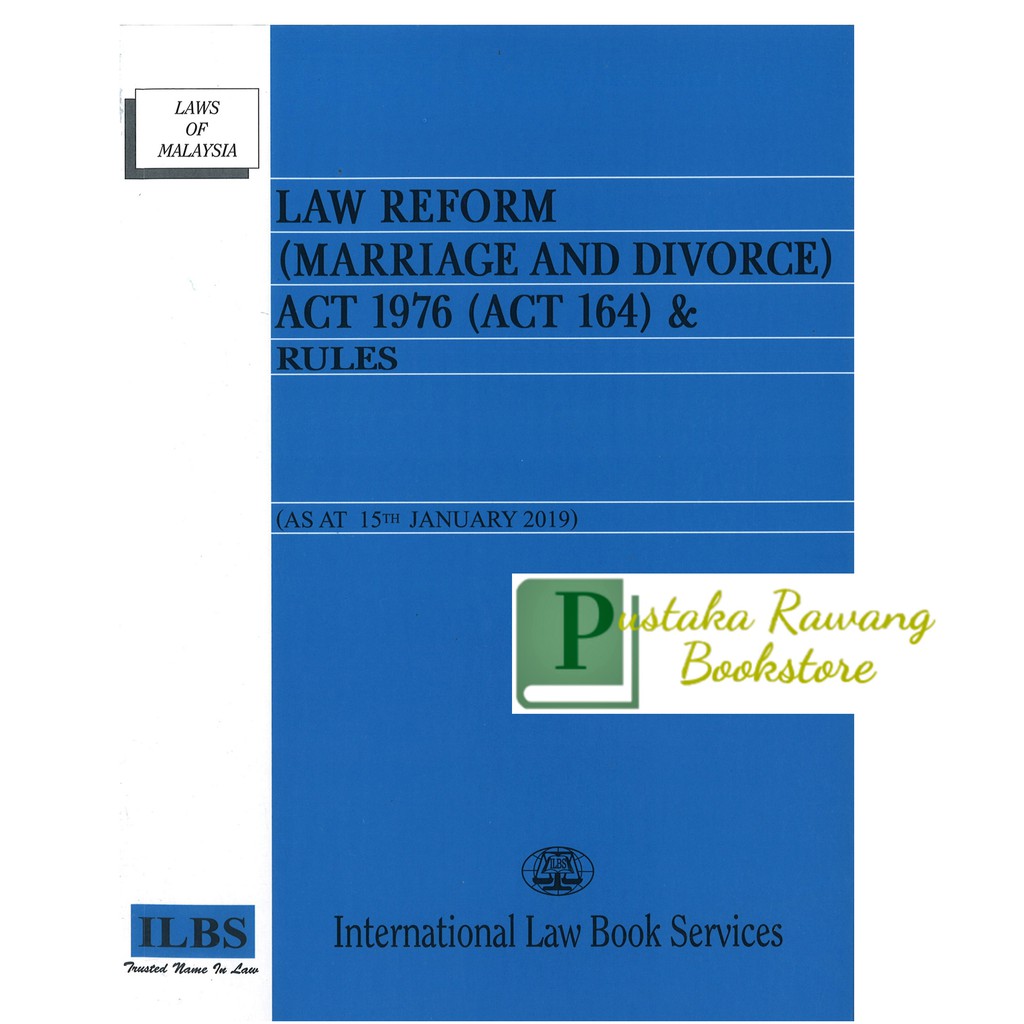 Law Reform Marriage And Divorce Act  Effect Of Marriage Act 1976 Ori