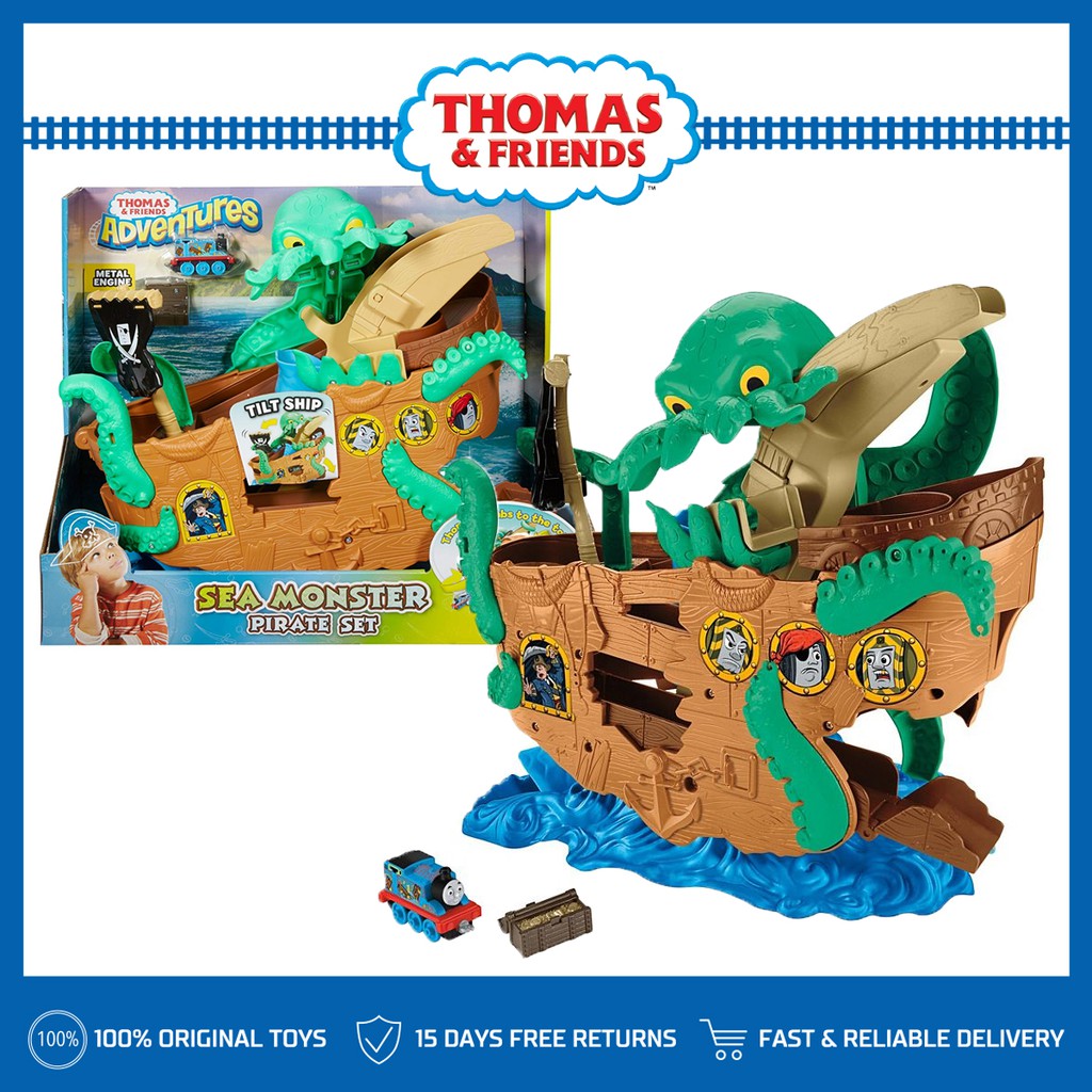 thomas sea monster pirate set