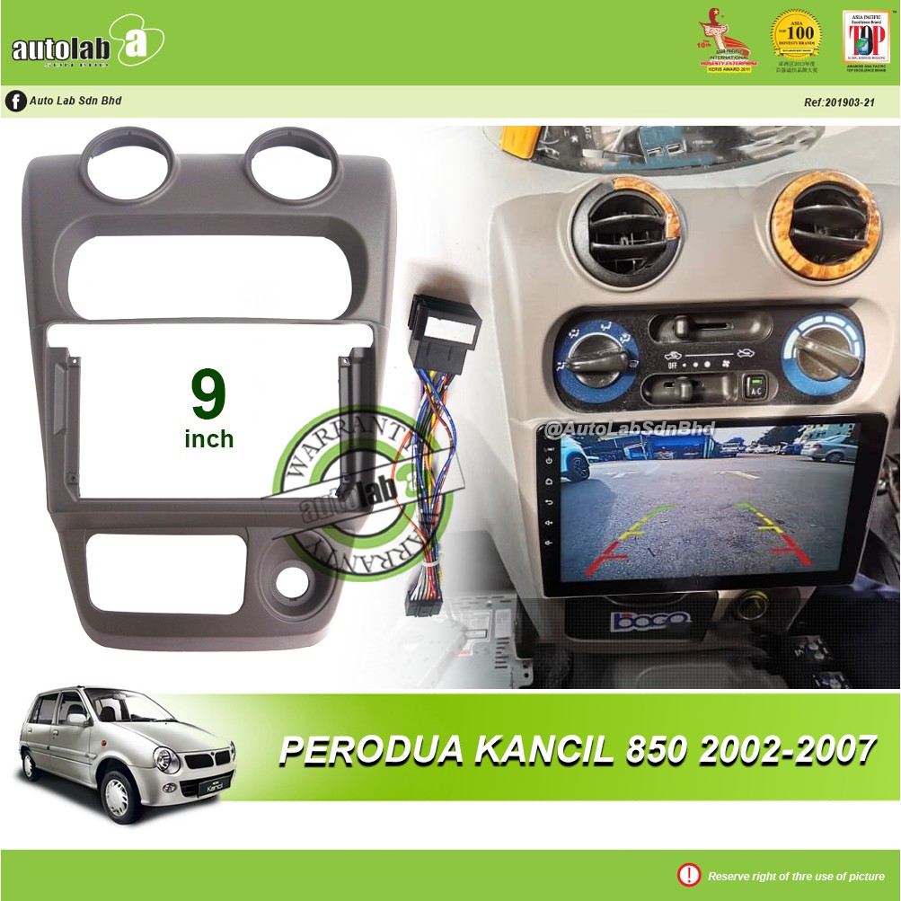 Android Player Casing 9" Perodua Kancil (850) 2002-2007 (with Socke Proton )