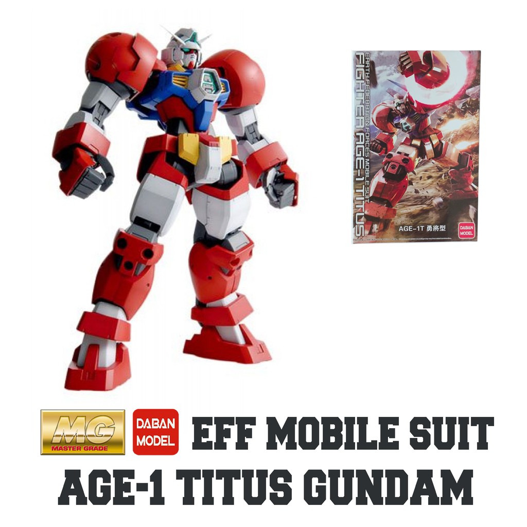 Readystock Daban Mg 1 100 Age 1 Titus Gundam Gunpla Shopee Malaysia