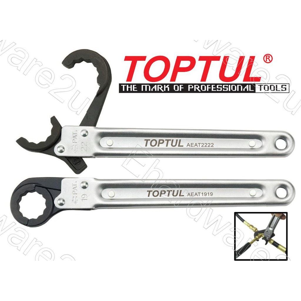 Toptul Split Box Ratcheting Line Wrench (AEAT) Shopee Malaysia