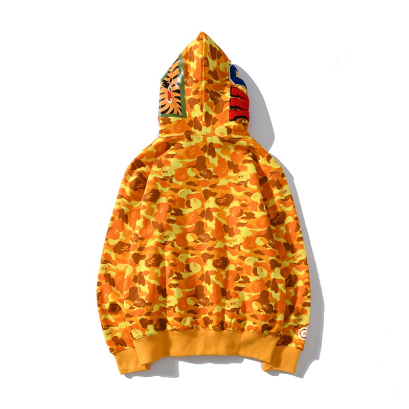 yellow bape sweatshirt