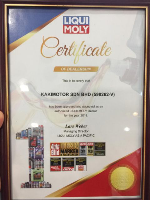 Liqui Moly Mos2 Oil Additive 300ml Shopee Malaysia