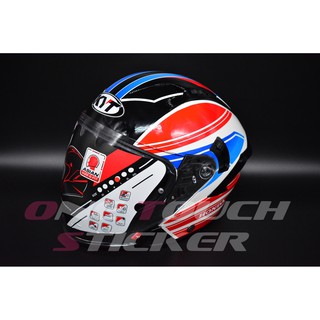 Kyt Honda Hrc Nfj Helmet Double Visor Limited Edition Shopee Malaysia