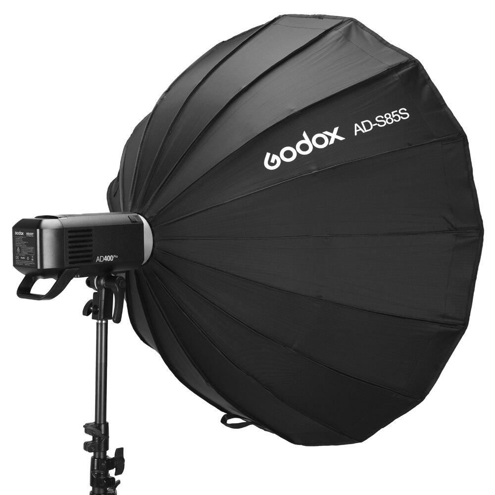 Godox ADS85S 85cm ADS65 65cm White or Silver Deep Parabolic Softbox