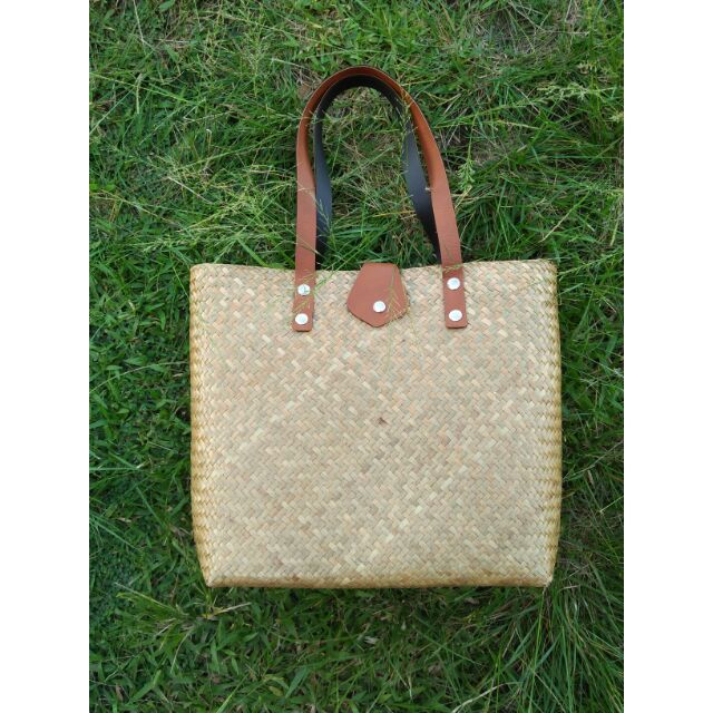 Beg Anyaman Kraftangan Natural Colour | Shopee Malaysia