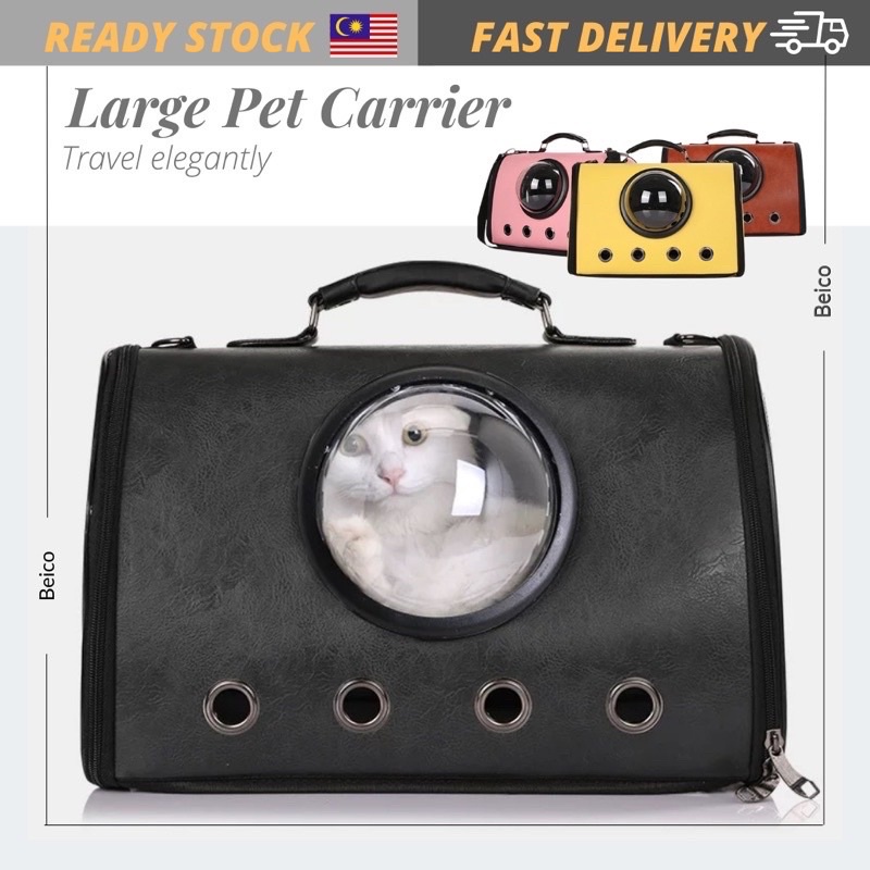 Large Travel Pet Carrier Space Capsule Bubble Design Waterproof Carrier