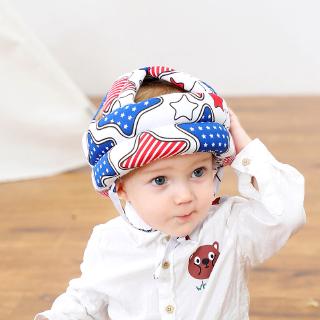 Baby Adjustable Anti-Fall Headgear Hard hat Shock Absorption Breathable Toddler hat Protective Harness hat to Provide a Safer Environment When Learning Crawling Games