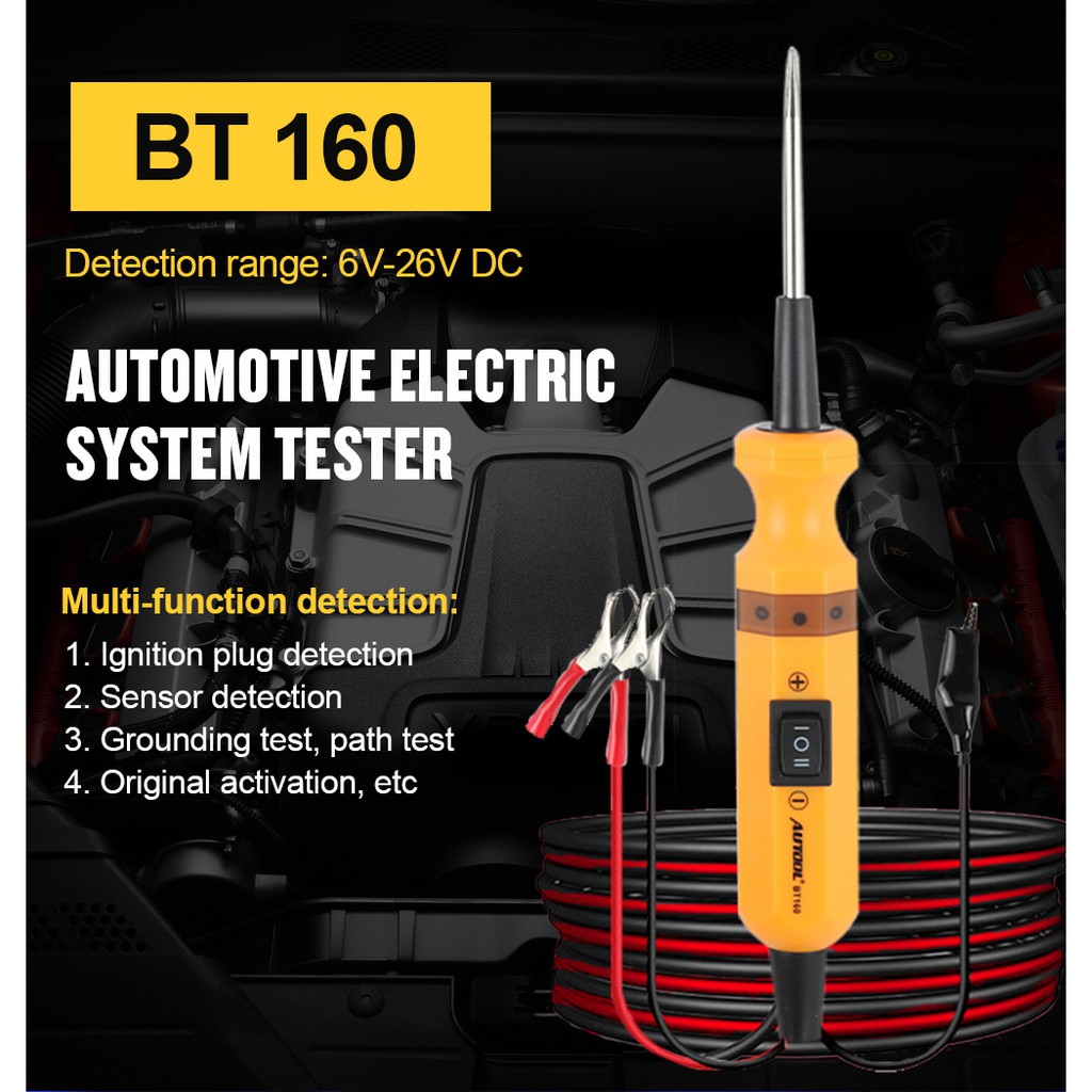 AUTOOL BT160 Car Circuit Tester, Power Probe Automotive Diagnostic Tool