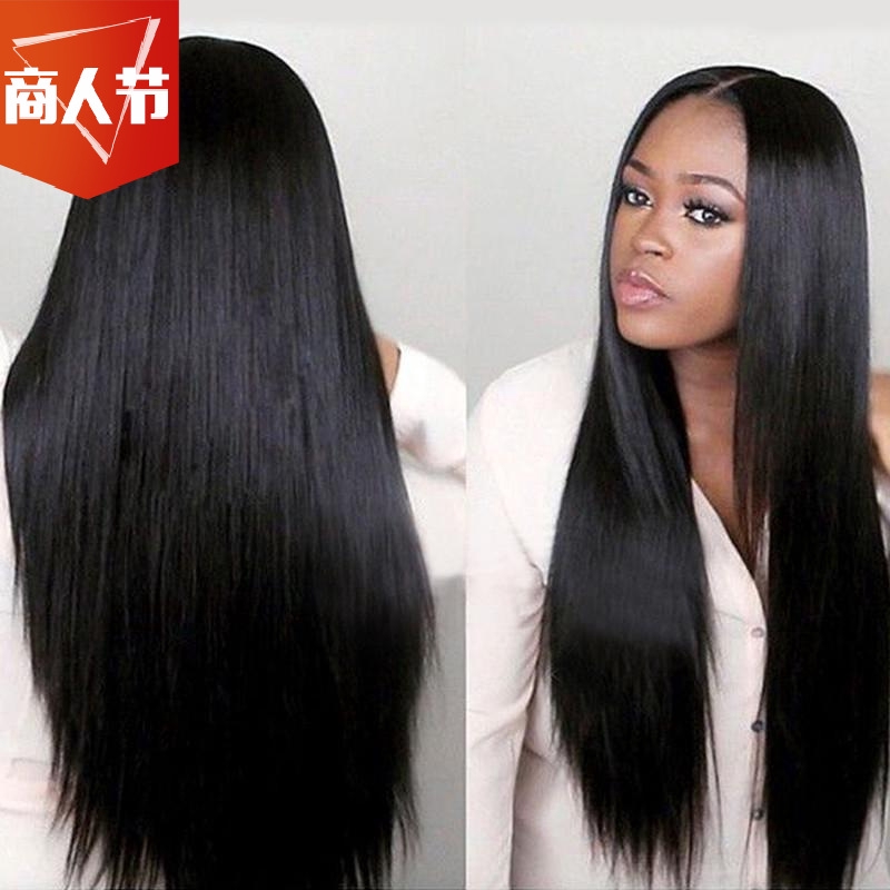 Medium Length Straight Hair Wig For Women With Long Hair Shopee