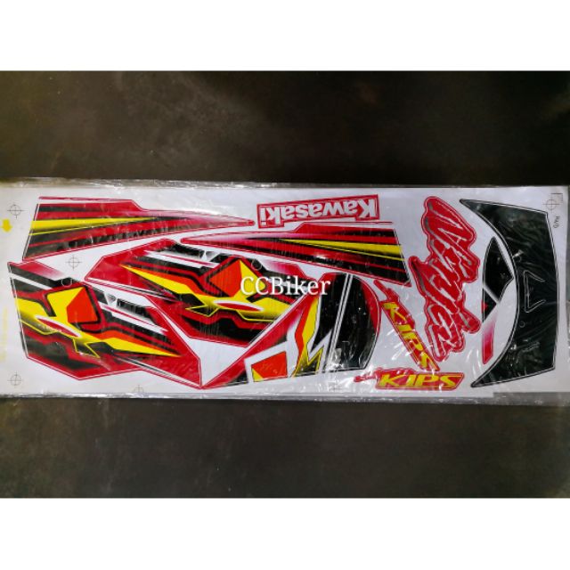 Kawasaki Ninja RR150 (2) Body Sticker | Shopee Malaysia