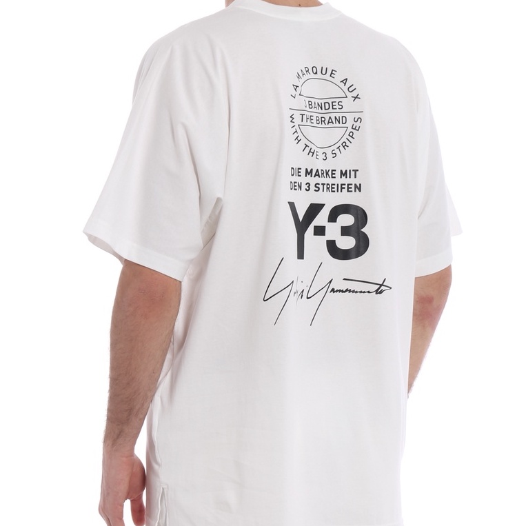 Auto Ballade Brandmand Y3 ADIDAS T-shirt White 100% Premium Cotton ADIDAS Y-3 Yohji Yamamoto  UNISEX Adidas T-shirt Mens Casual T-shirt | Shopee Malaysia