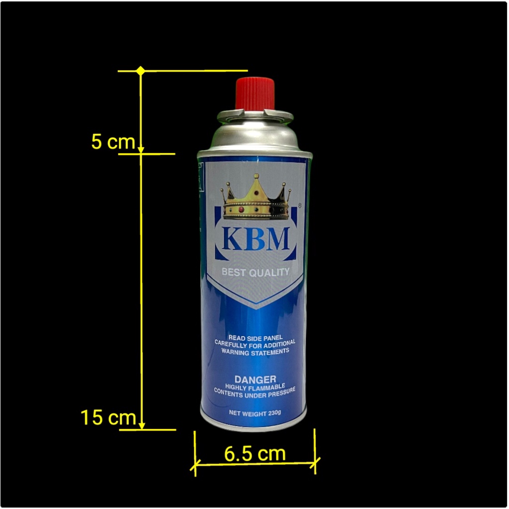 KBM Butane Gas Cartridge Made in Korea (230g) Shopee Malaysia