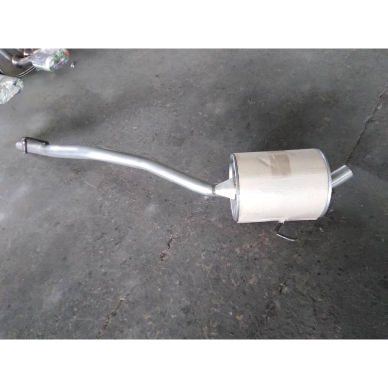 Viva Ekzos 850 1 0 Original Rear Muffler Pipe Putih With Exhaust Hanger Rubber Ready Stock