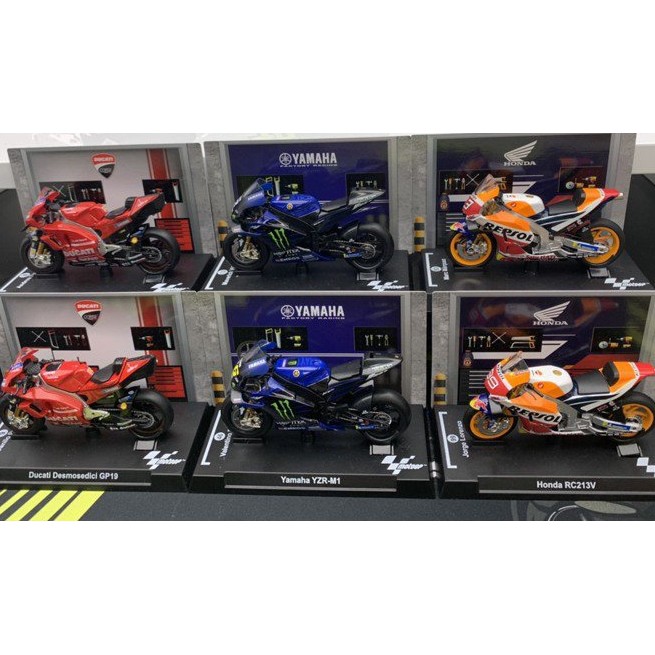 7-11 Moto GP Model Car Champion Glory Collection Free [1: 24 Heavy Machine Combination] Ducati Honda Yamaha Rossi 46 Motorcycle