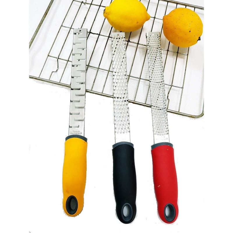 Stainless Steel Hand Held Lemon Zester / Cheese Grater