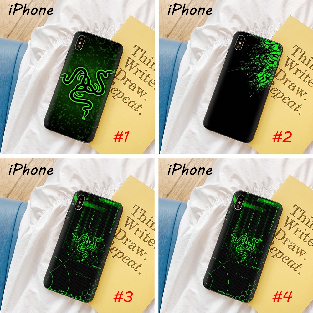 Razer 11 Tpu Soft Silicone Phone Case For Iphone 11 Pro Max 6 6s 7 8 Plus X Xs Max Xr Shopee Malaysia