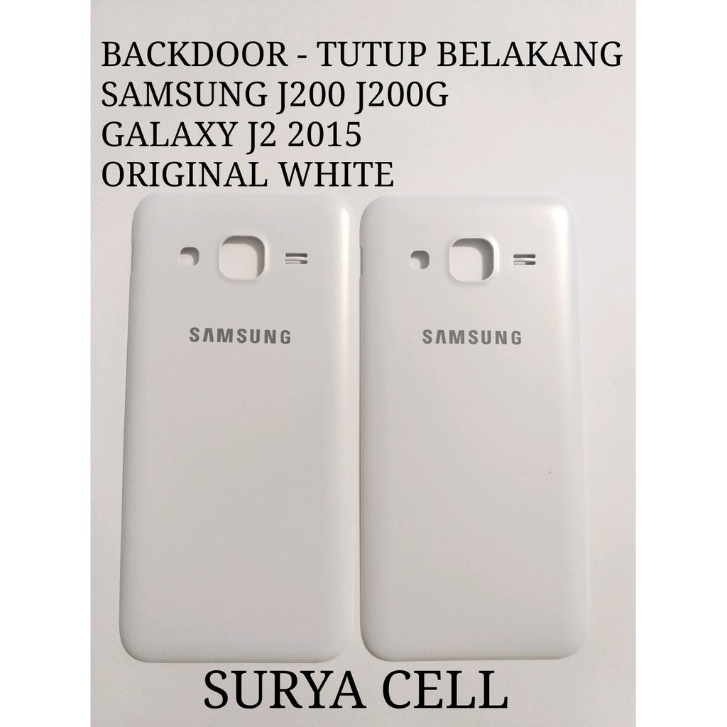 Backdoor Samsung J2 Rear Close Samsung J0g Galaxy J2 15 Original White Shopee Malaysia