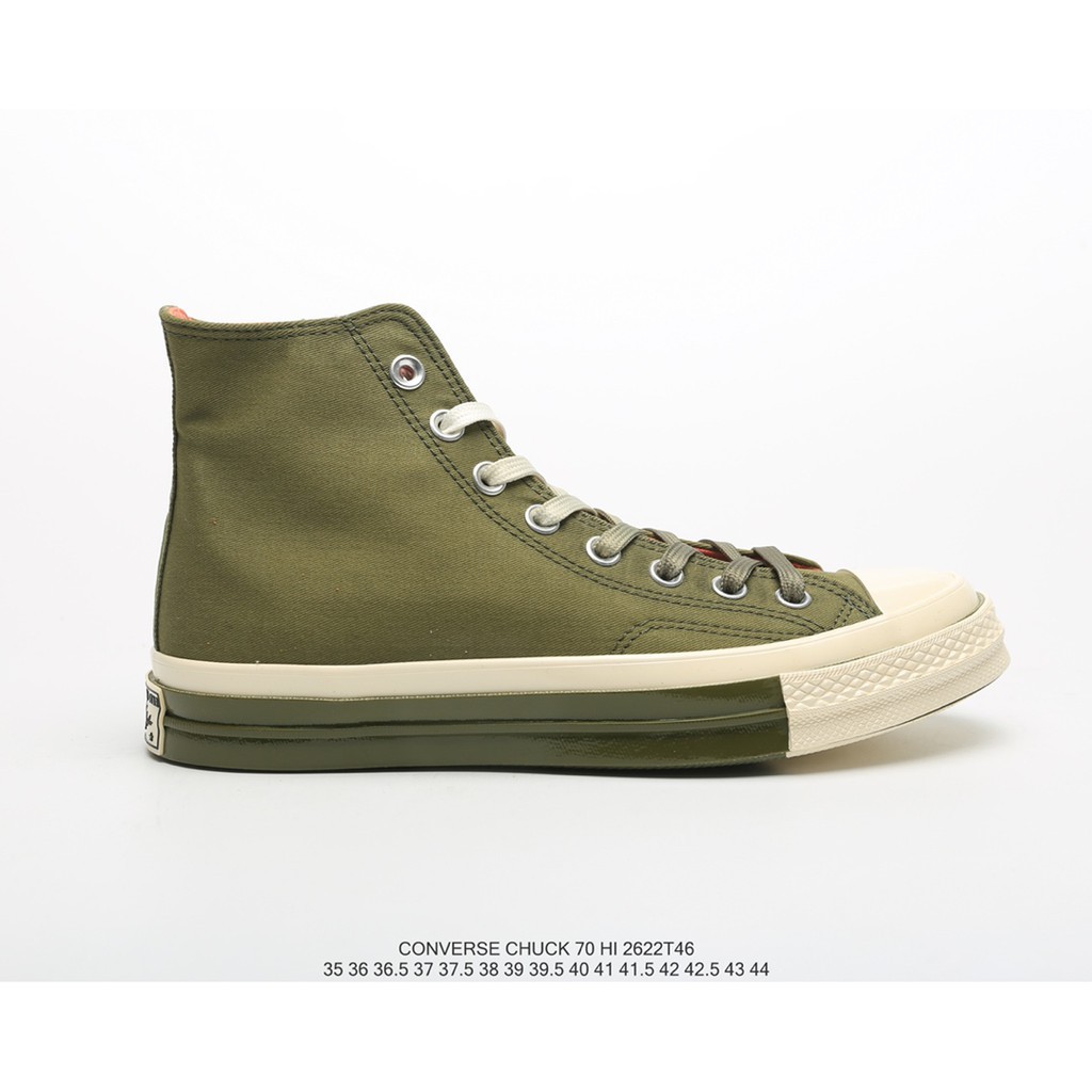 army green chuck taylors