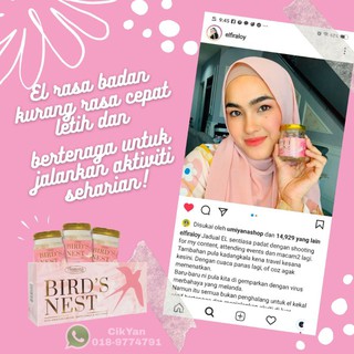 BIRDNEST DRINK ANNONA HALAL MALAYSIA 7% SARANG BURUNG AMERICAN GINSENG ROCK SUGAR