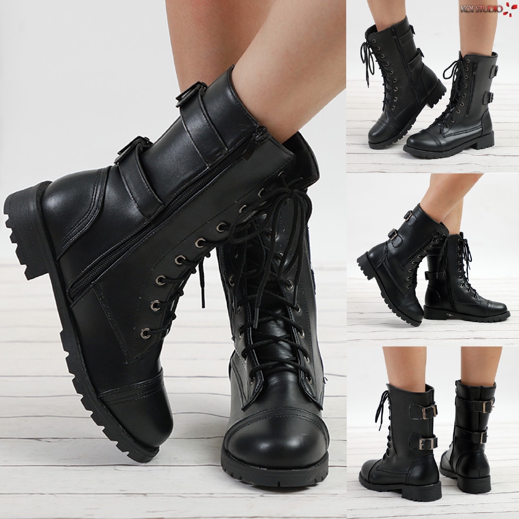 punk boots women's