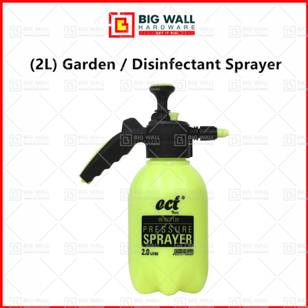 ECT (2L) Heavy Duty Garden / Disinfectant Sprayer Water Pressure Pump