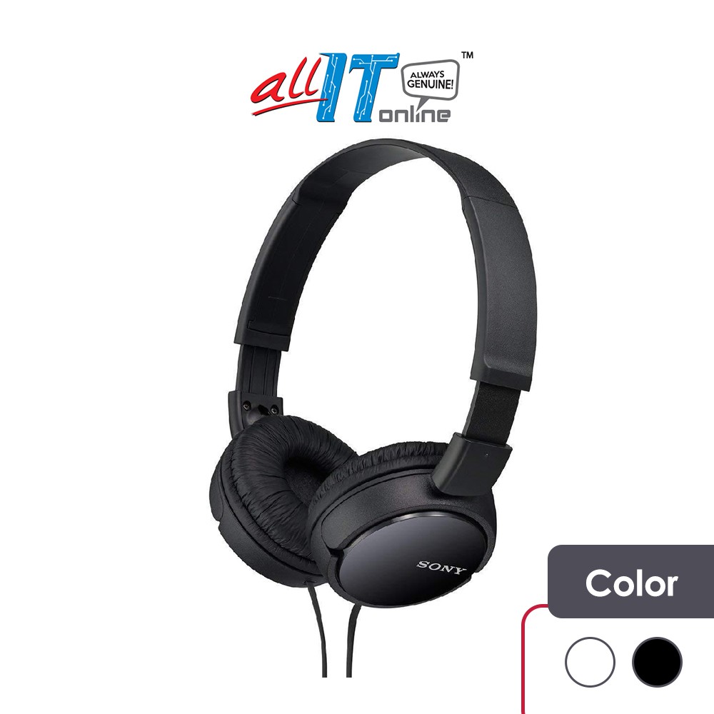 Sony Mdr Zx110 Headphones Blackwhitepink Shopee Malaysia 1647