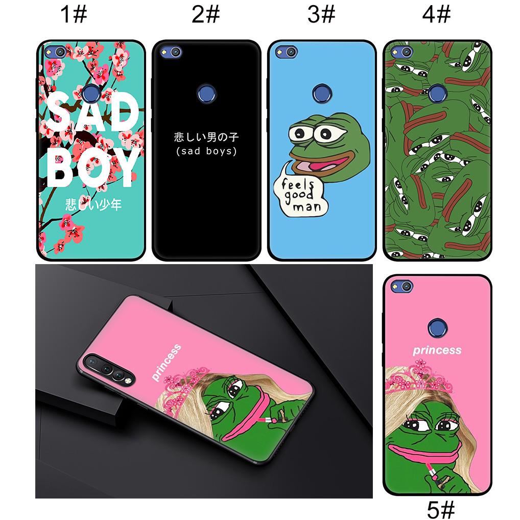 Huawei Honor 10 9 8 7x 7a 6a Soft Case Sad Boy Frog Meme