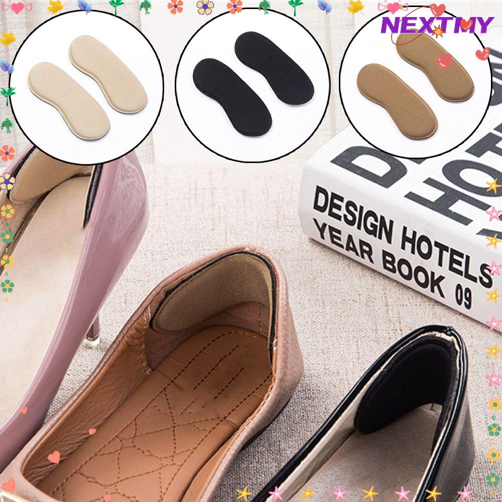 NEXTSHOP Fashion Heel Grips Insoles Cushion Liners Shoepad Shoe Boot Pad Increase Woman Comfortable Suede Foot Protector/Multicolor