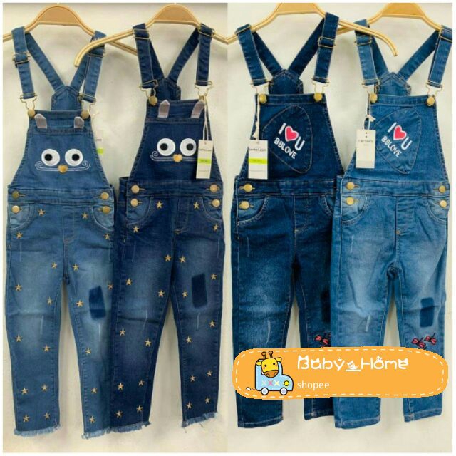 overall jeans for girl