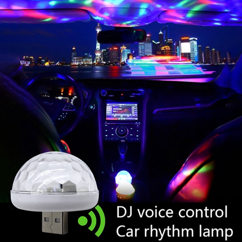 New Mini USB LED Car Interior Neon Light Wireless Lighting Atmosphere Decor Lamp