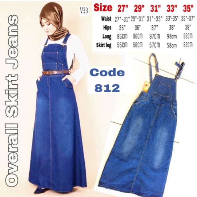 overall skirt long