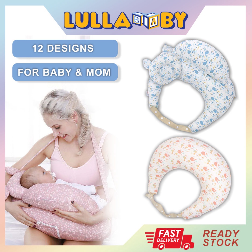 READY STOCK Baby U Shaped Breastfeed Pillow 2IN1 Maternity Pillow Nursing Pillow Baby Breastfeed Bantal Ibu Meyusu