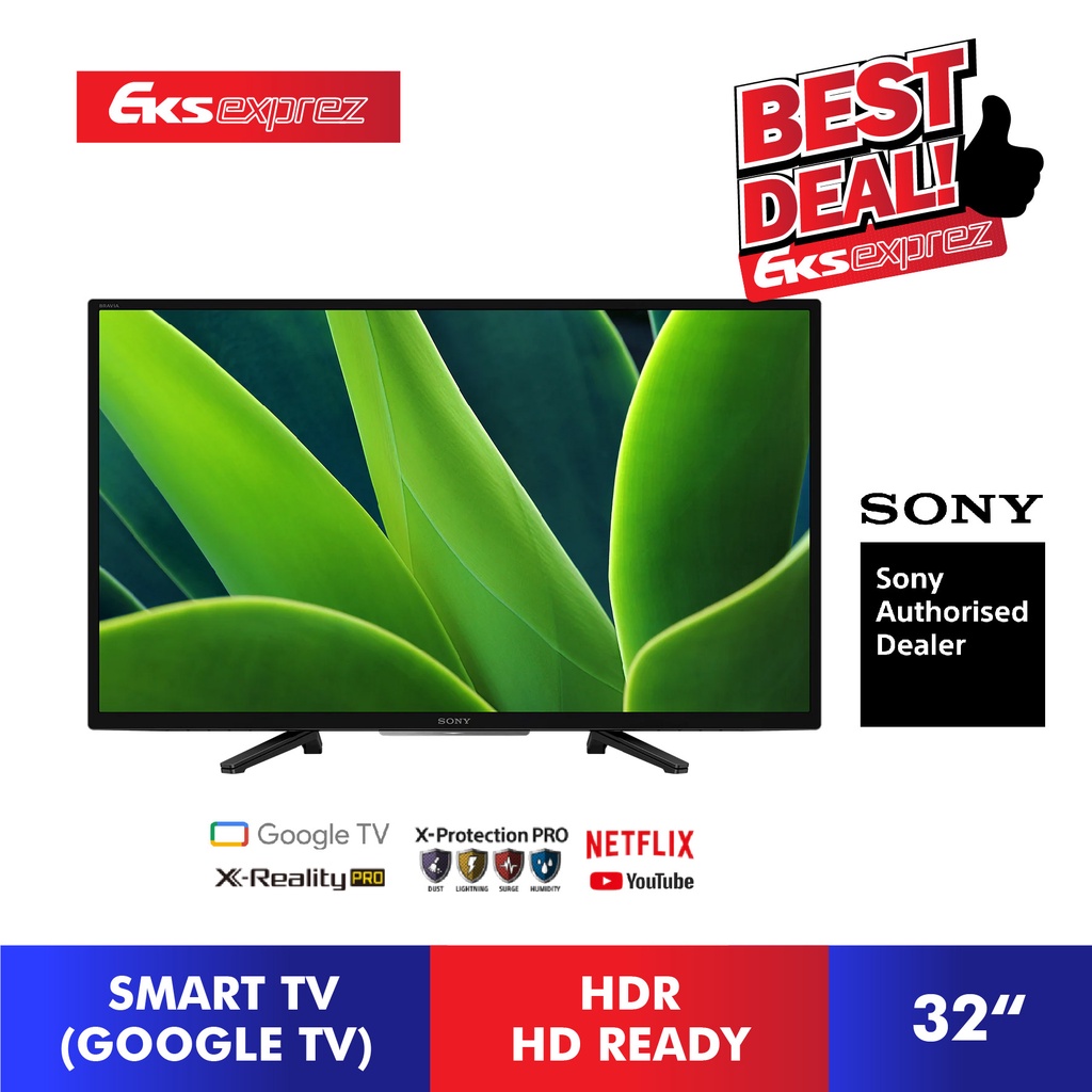 Sony W830K HD Ready HDR Smart TV (Google TV) KD-32W830K