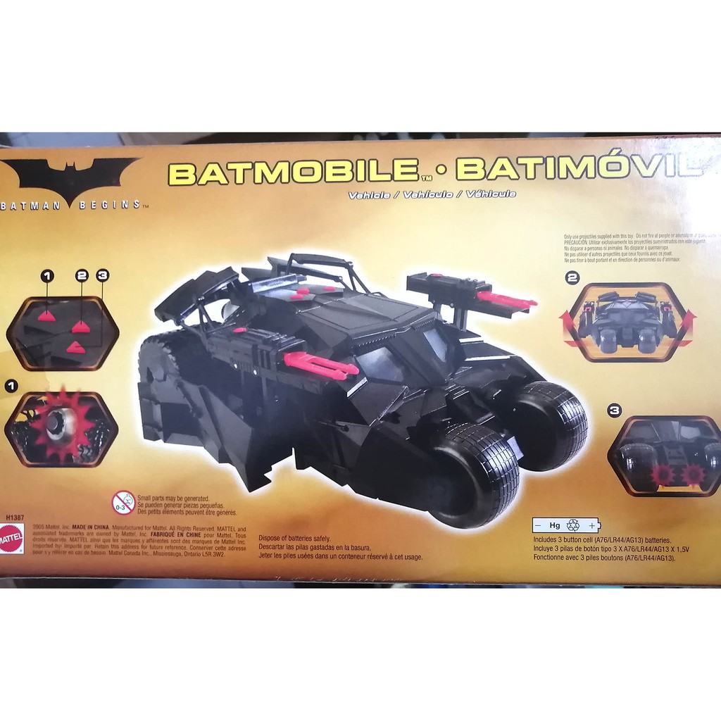 Mattel Batman Begins 2005 Batmobile Tumbler Collectible Vehicle | Shopee  Malaysia